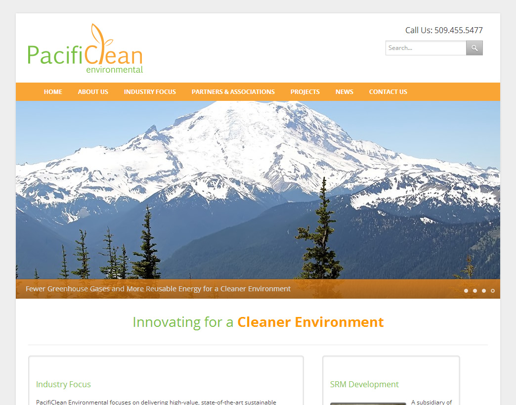 Website for Environmental Services Company